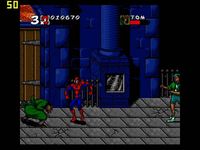 une photo d'Ã©cran de Spider-Man and Venom - Maximum Carnage sur Nintendo Super Nes